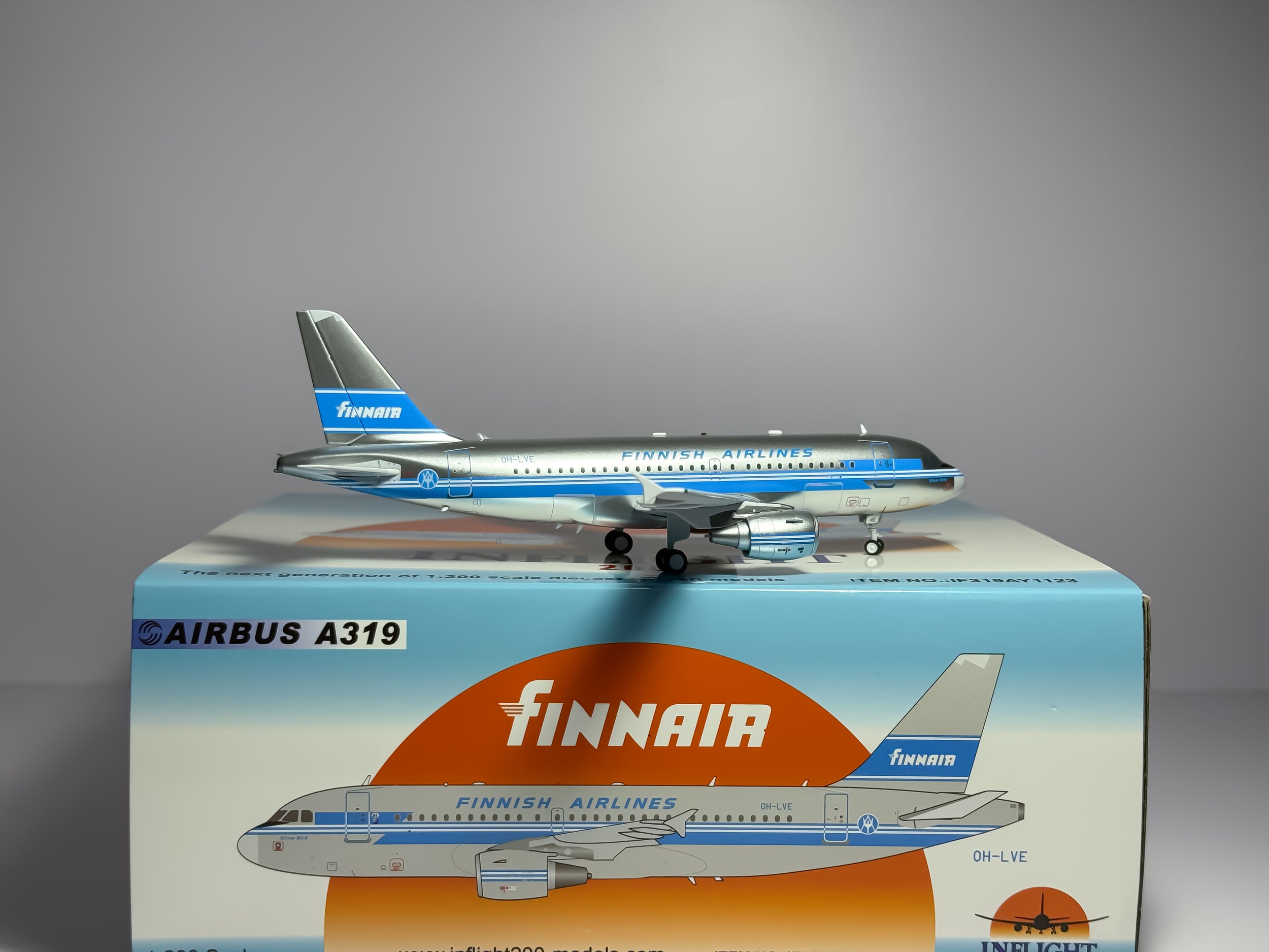 Finnair Airbus A319 1:200 Inflight200 OH-LVE (IF319AY1123)