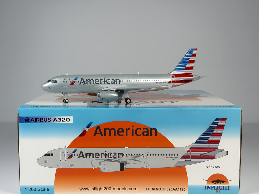 American Airlines Airbus A320 1:200 Inflight200 N667AW (IF320AA1120)