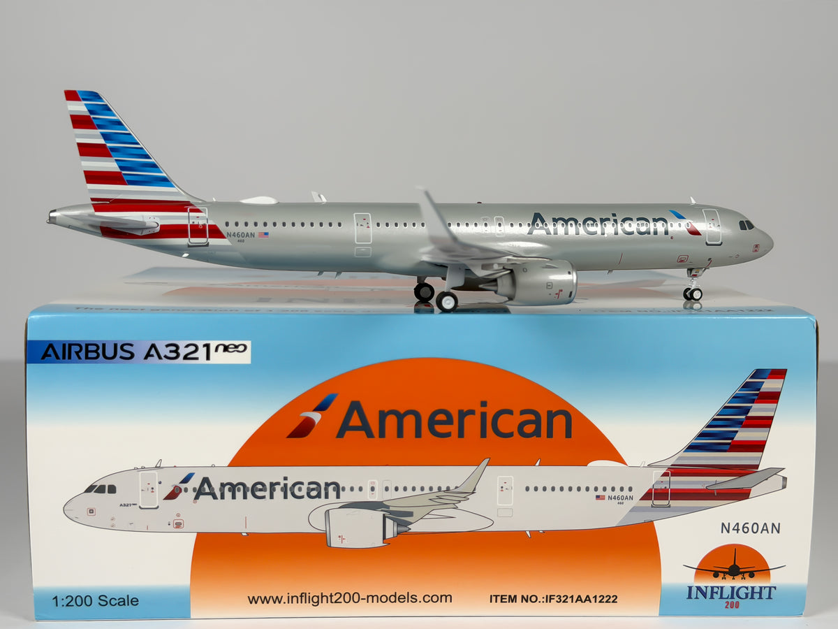 American Airlines Airbus A321neo 1:200 Inflight200 N460AN (IF321AA1222)