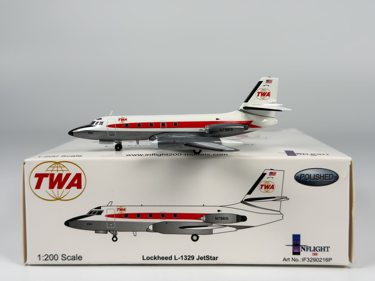 Trans World Airlines (TWA) Lockheed L-1329 JetStar 1:200 InFlight200 N7961S (IF3290216P)