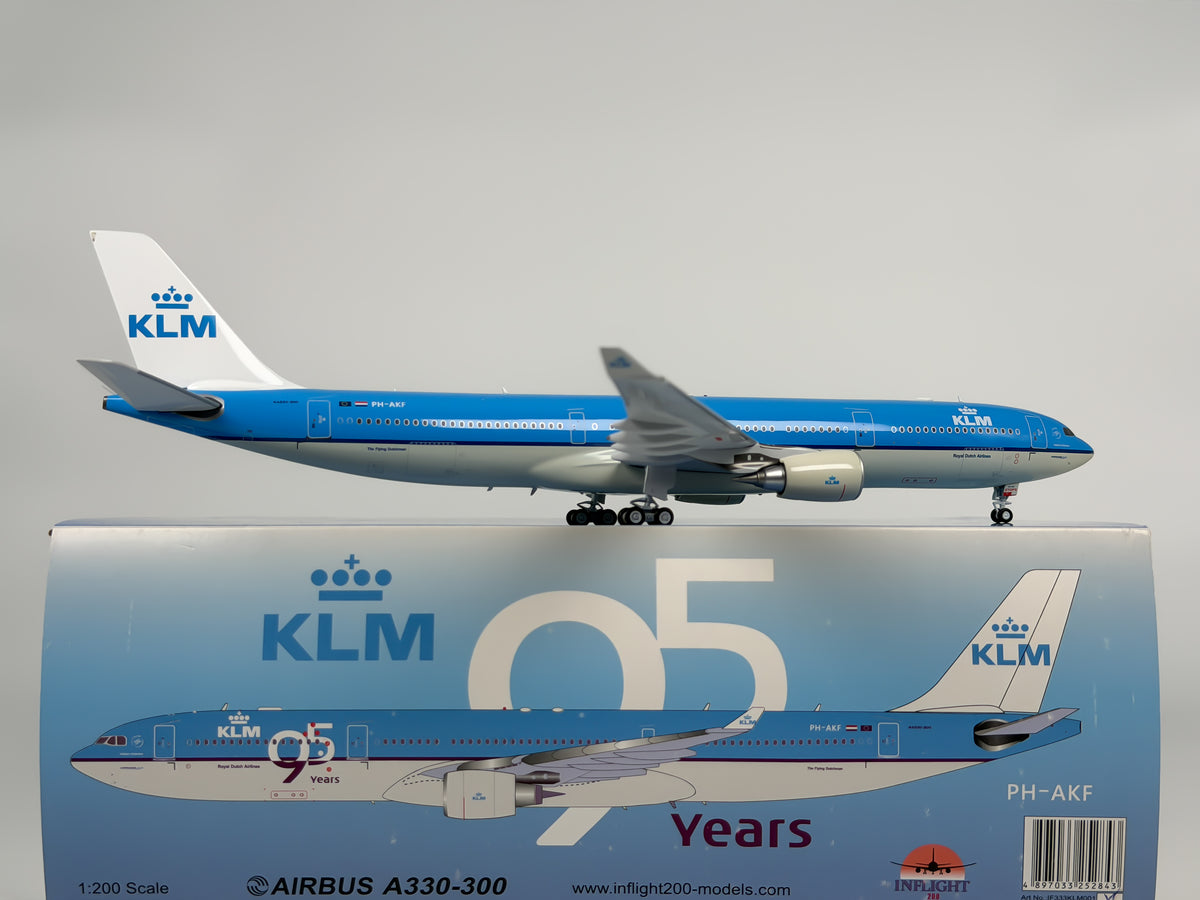 KLM Royal Dutch Airlines Airbus A330-300 1:200 InFlight200 PH-AKF (IF333KLM001)
