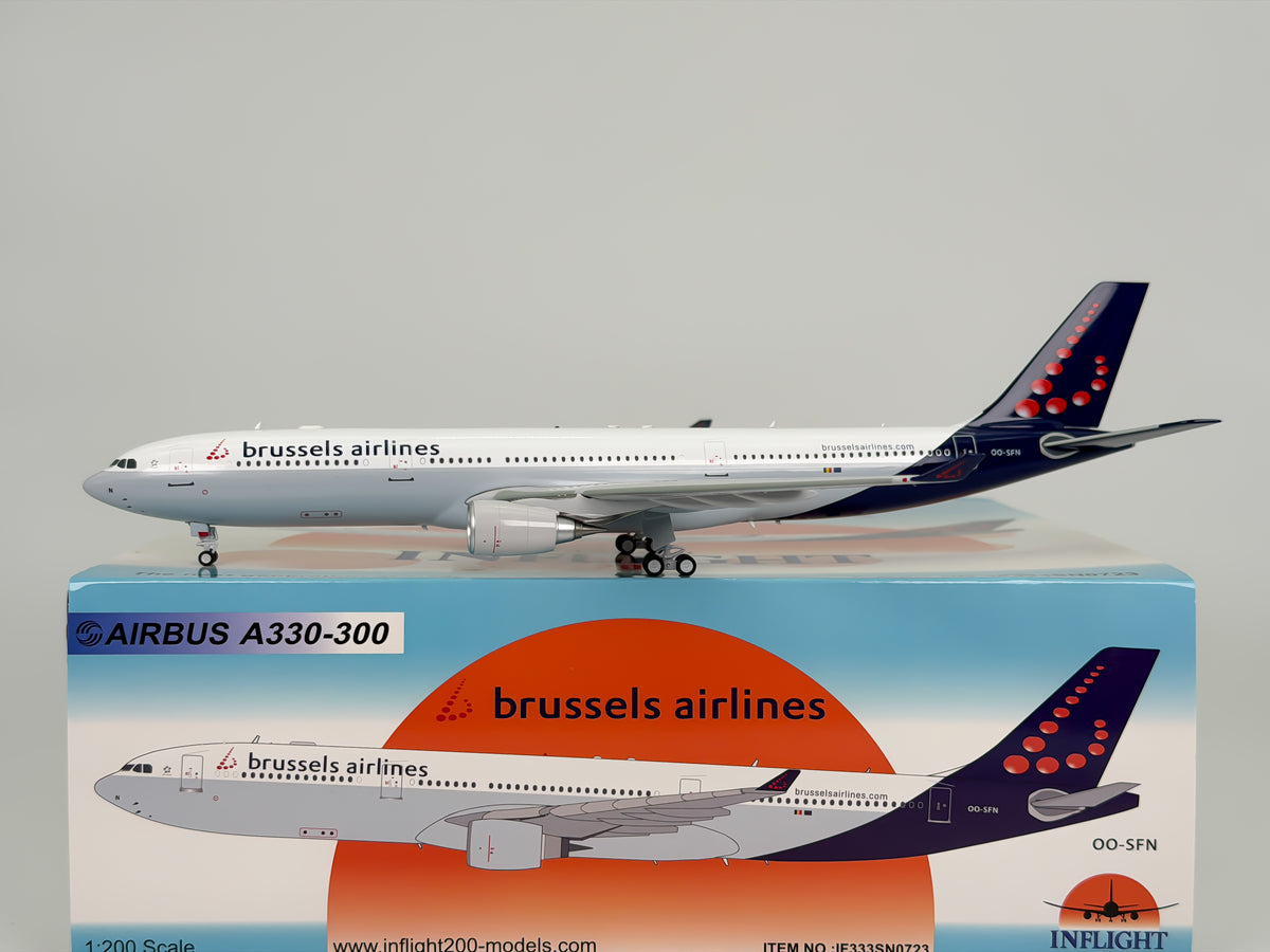 Brussels Airlines Airbus A330-300 1:200 InFlight200 OO-SFN (IF333SN0723)
