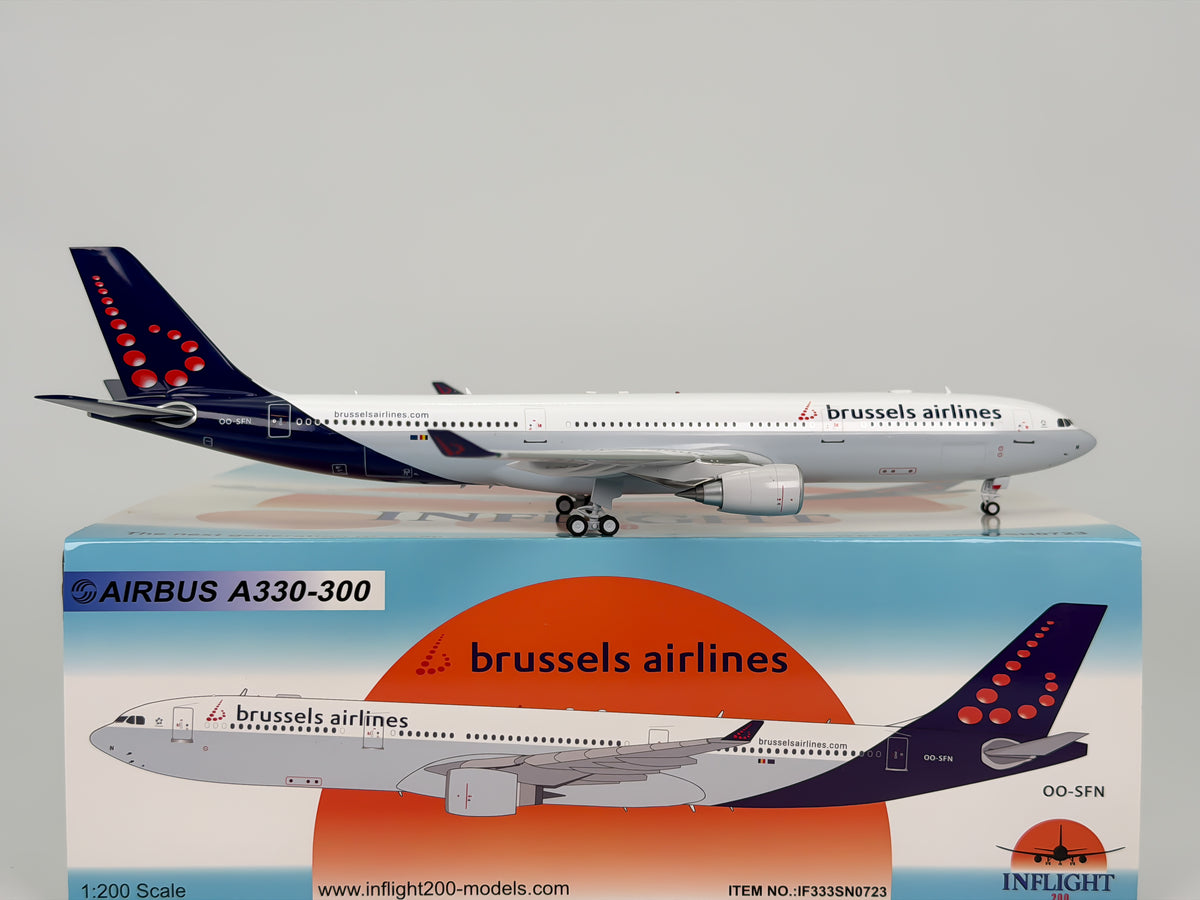 Brussels Airlines Airbus A330-300 1:200 InFlight200 OO-SFN (IF333SN0723)
