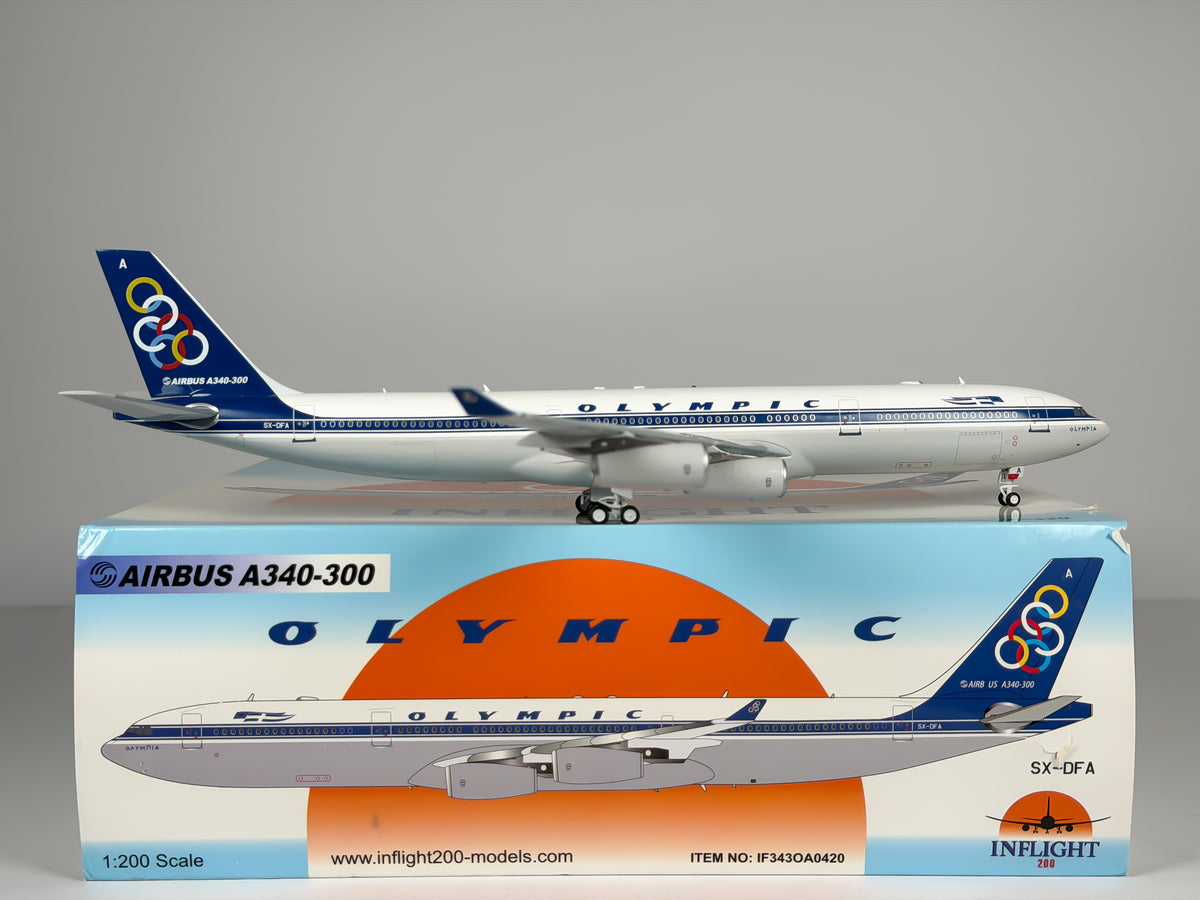 Olympic Airways Airbus A340-300 1:200 Inflight200 SX-DFA (IF343OA0420)