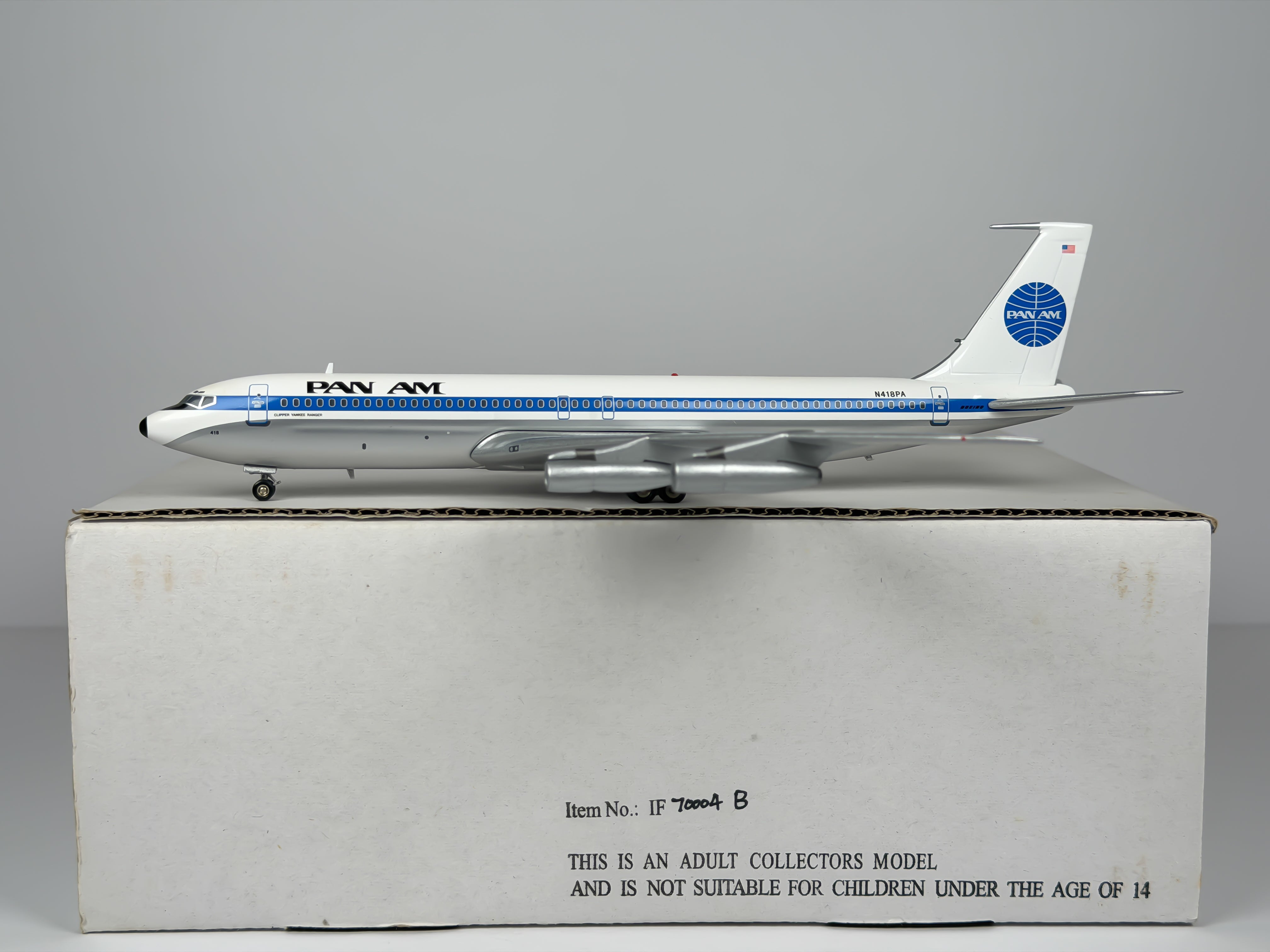 Pan American Boeing 707-300 1:200 Inflight200 N418PA (IF70004B)