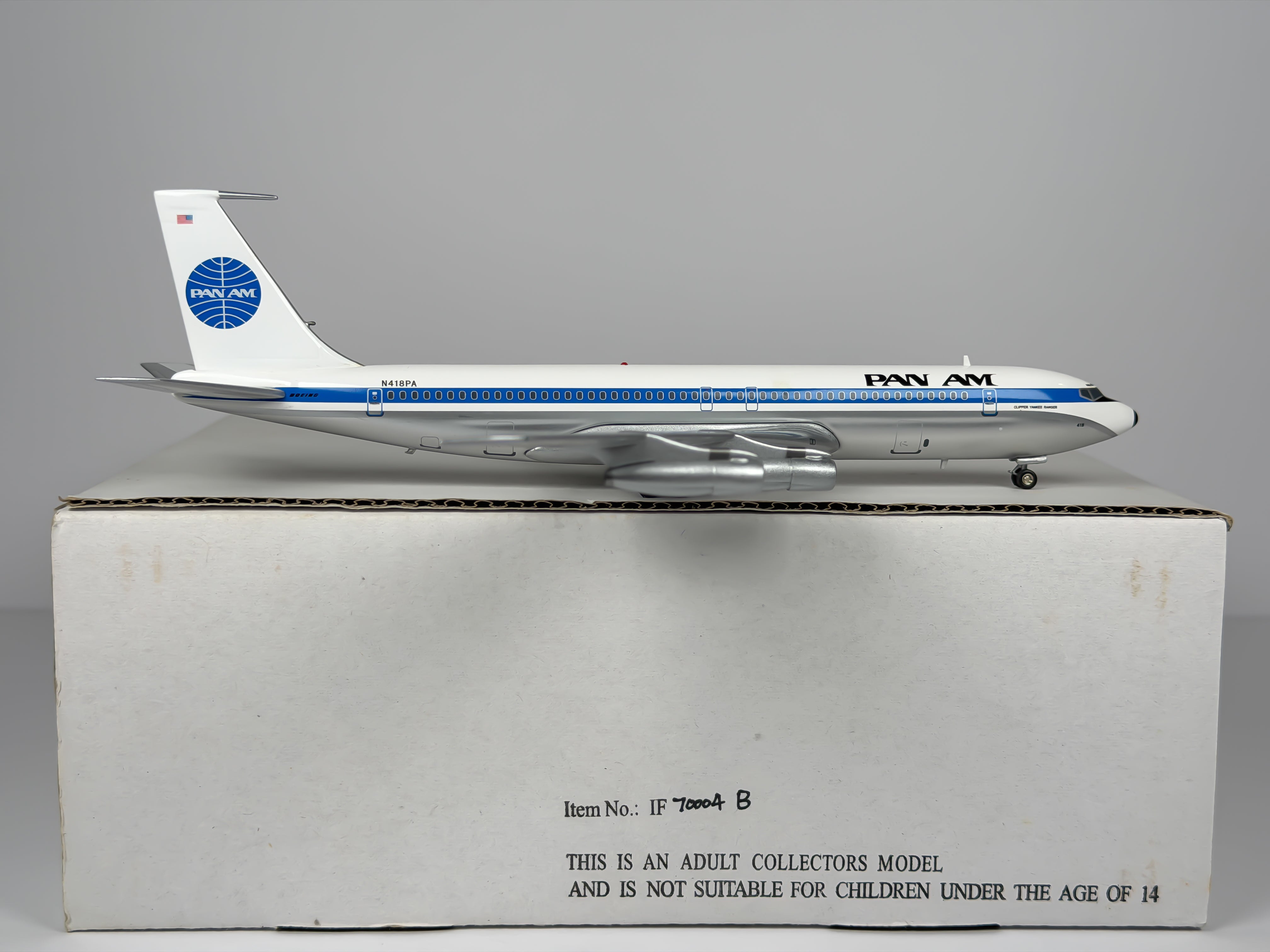 Pan American Boeing 707-300 1:200 Inflight200 N418PA (IF70004B)