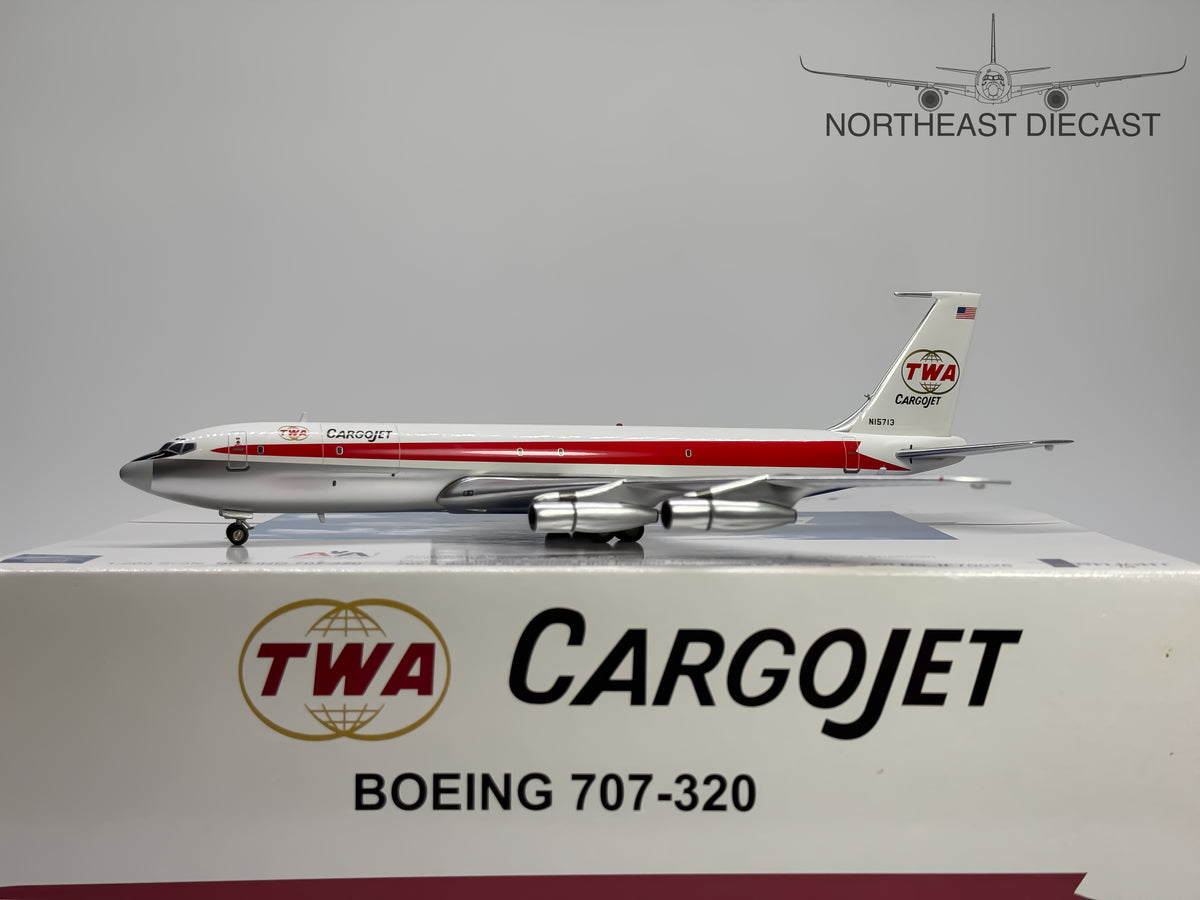TWA Trans World Airlines Boeing 707-320 1:200 Inflight200 N15713 (IF70028)