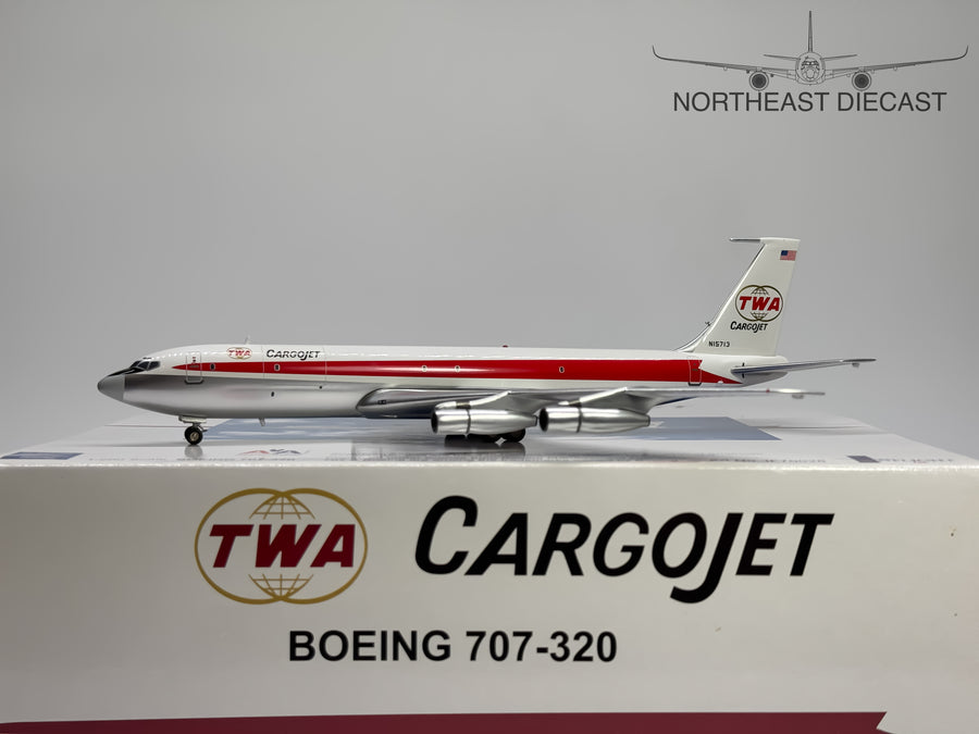 TWA Trans World Airlines Boeing 707-320 1:200 Inflight200 N15713 (IF70028)