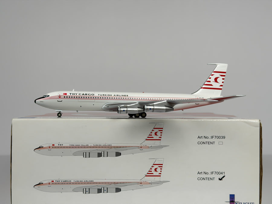 Turkish Airlines Cargo Boeing 707-300F 1:200 Inflight200 TC-JCC (IF70041)