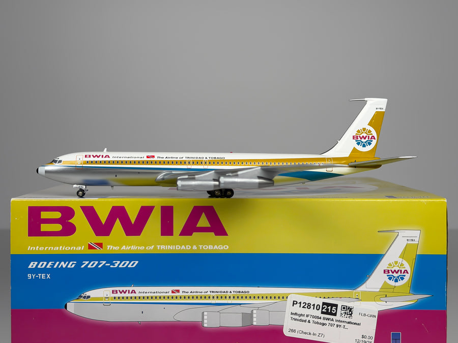 BWIA Boeing 707-300 1:200 Inflight200 9Y-TEX (IF70054)