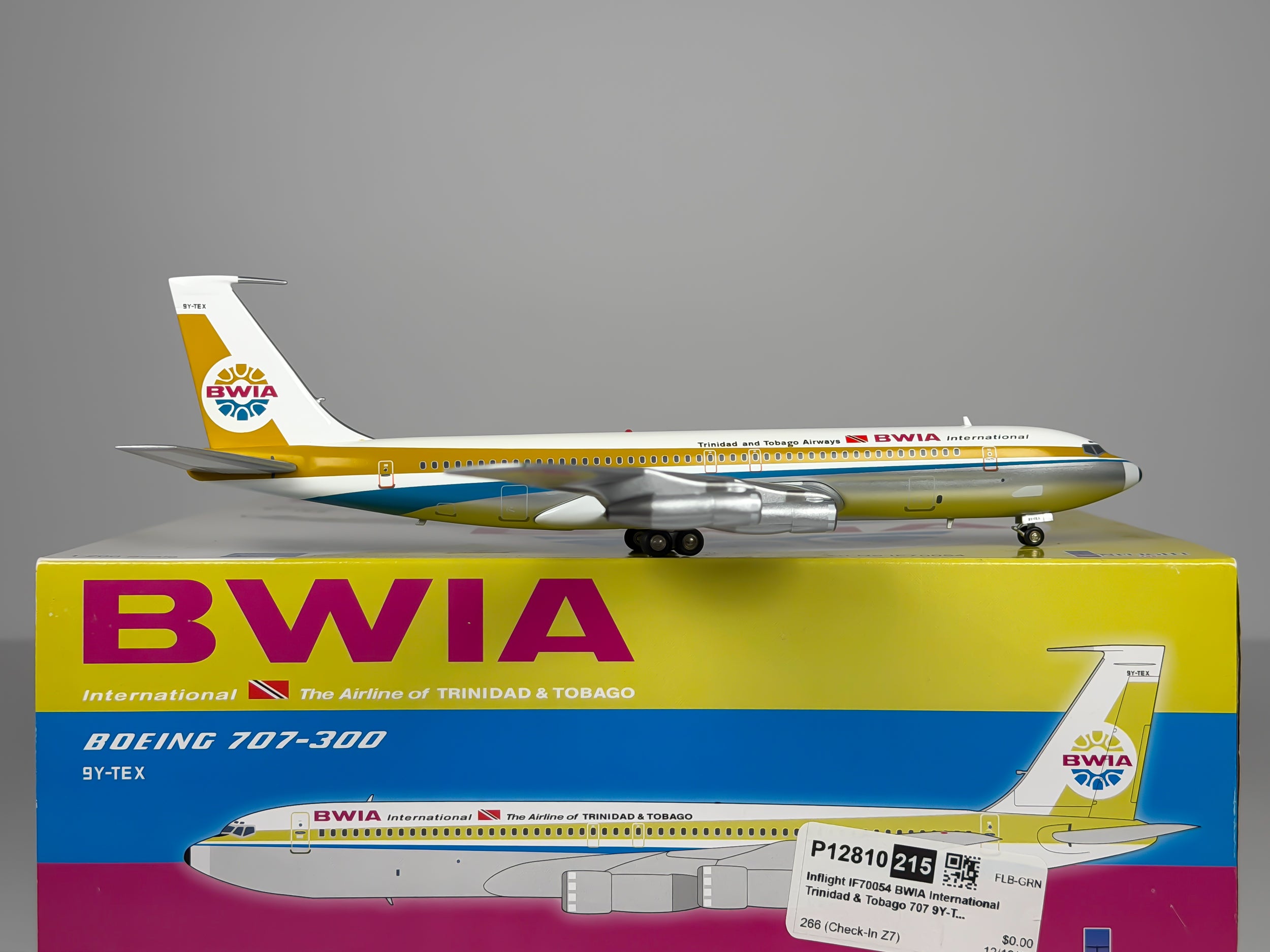BWIA Boeing 707-300 1:200 Inflight200 9Y-TEX (IF70054)