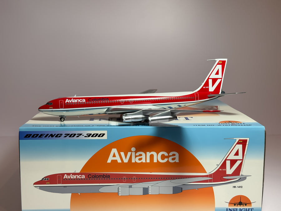 Avianca Colombia Boeing 707-300 1:200 Inflight200 HK-1410 (IF707AV0225P)