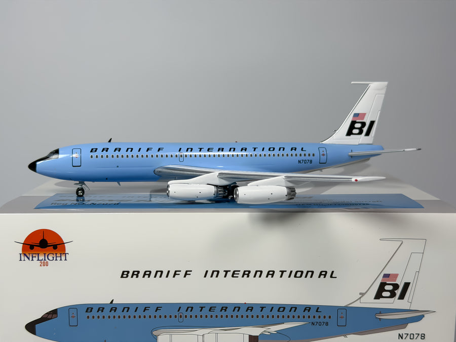 Braniff International Boeing 720 1:200 Inflight200 N7078 (IF720BN0725)