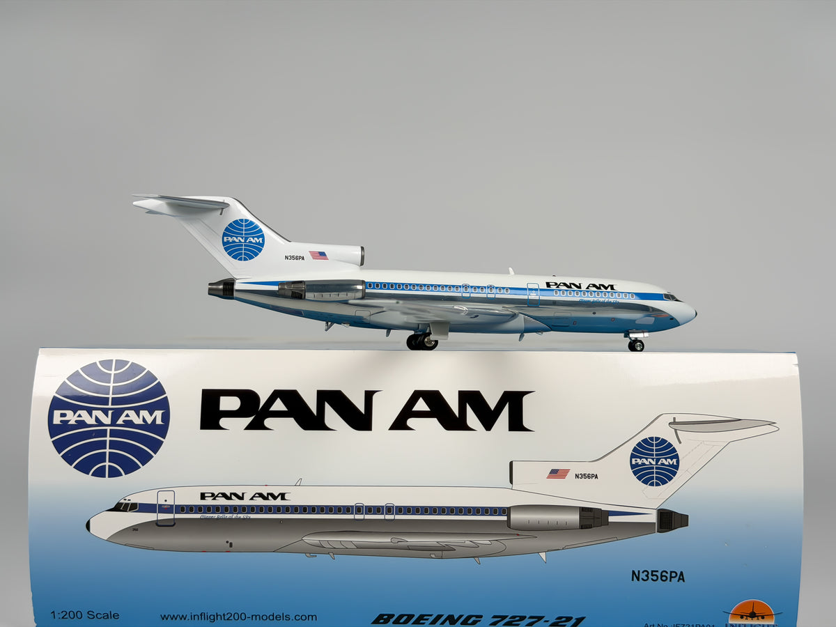 Pan American Boeing 727-100 1:200 InFlight200 N356PA (IF721PA01)