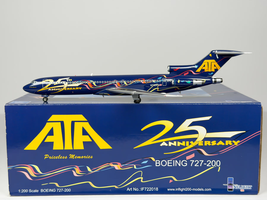 American Trans Air (ATA) Boeing 727-200 1:200 Inflight200 N772AT (IF722018)