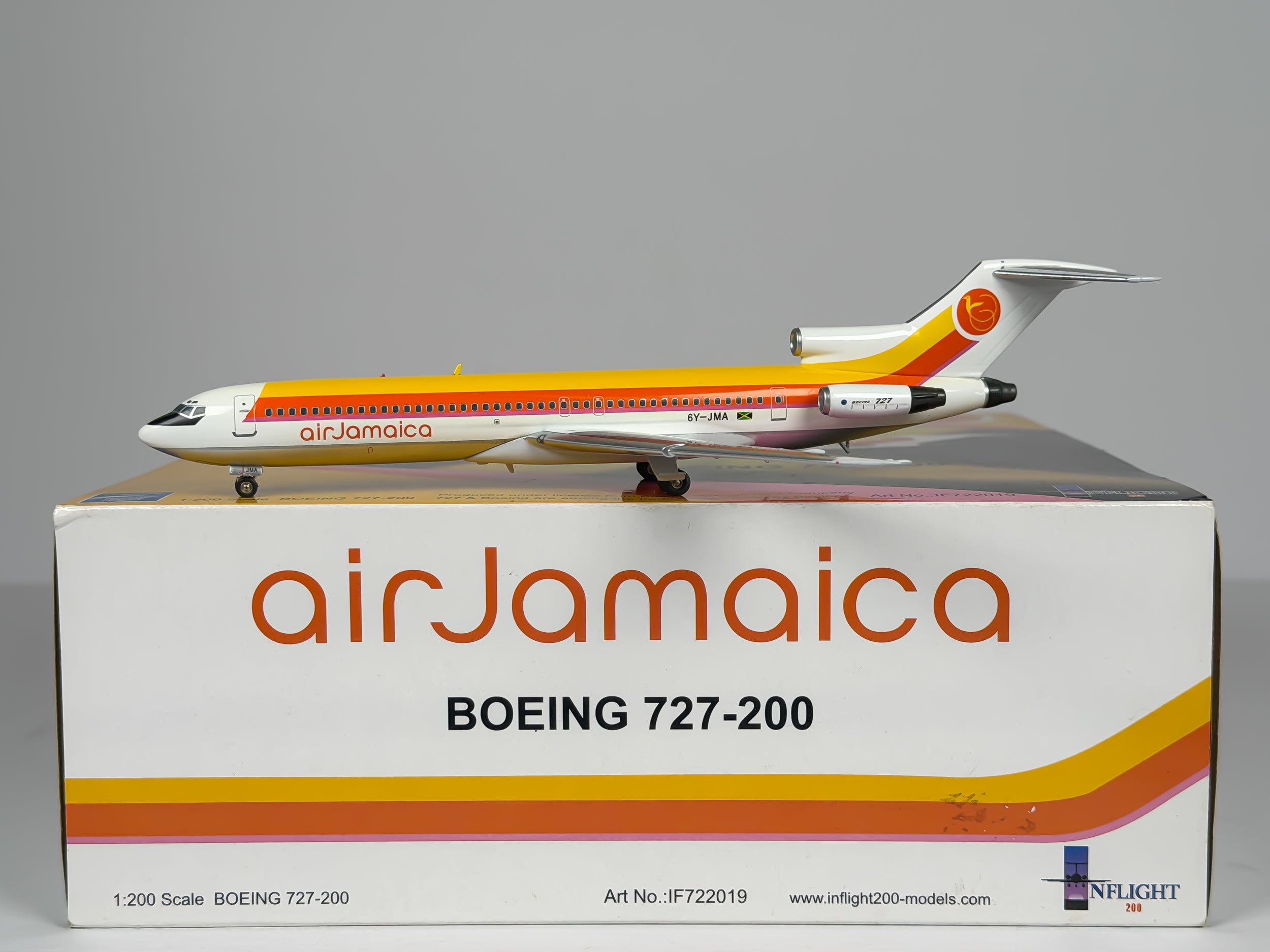 Air Jamaica Boeing 727-200 1:200 Inflight200 6Y-JMA (IF722019)