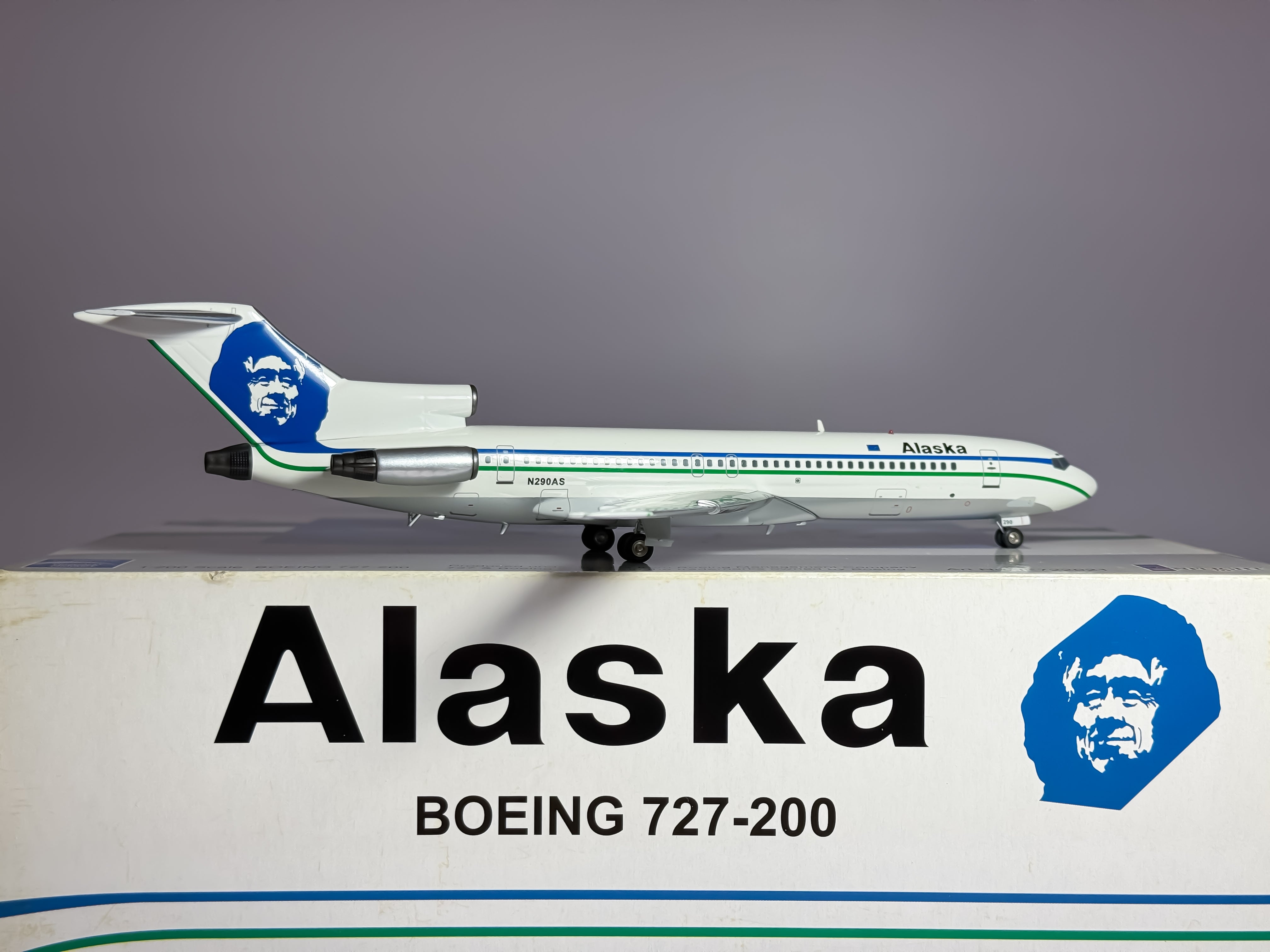 Alaska Airlines Boeing 727-200 1:200 Inflight200 N290AS (IF722021)