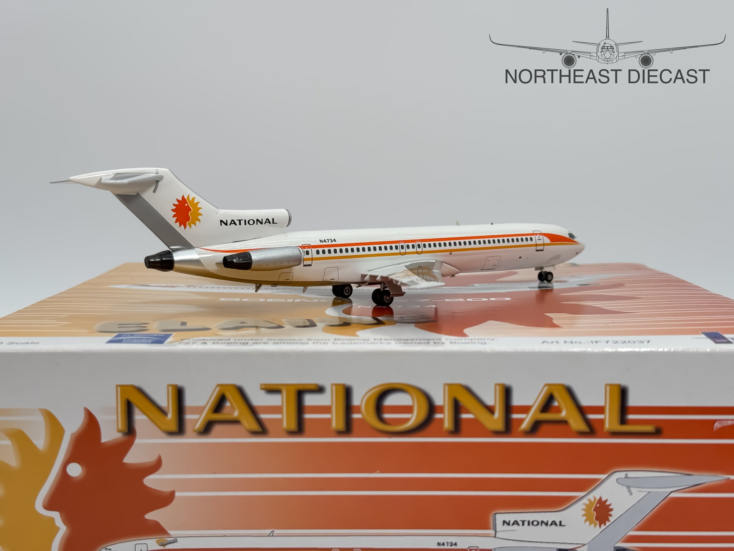 National Airlines Boeing 727-200 1:200 Inflight200 N4734 (IF722037)