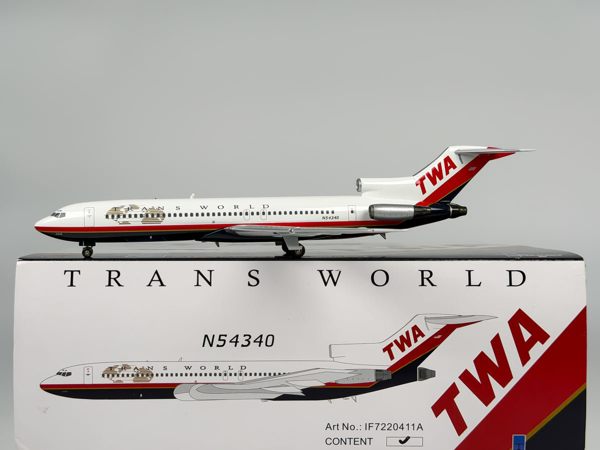 Trans World Airlines (TWA) Boeing 727-200 1:200 InFlight200 N54340 (IF7220411A)