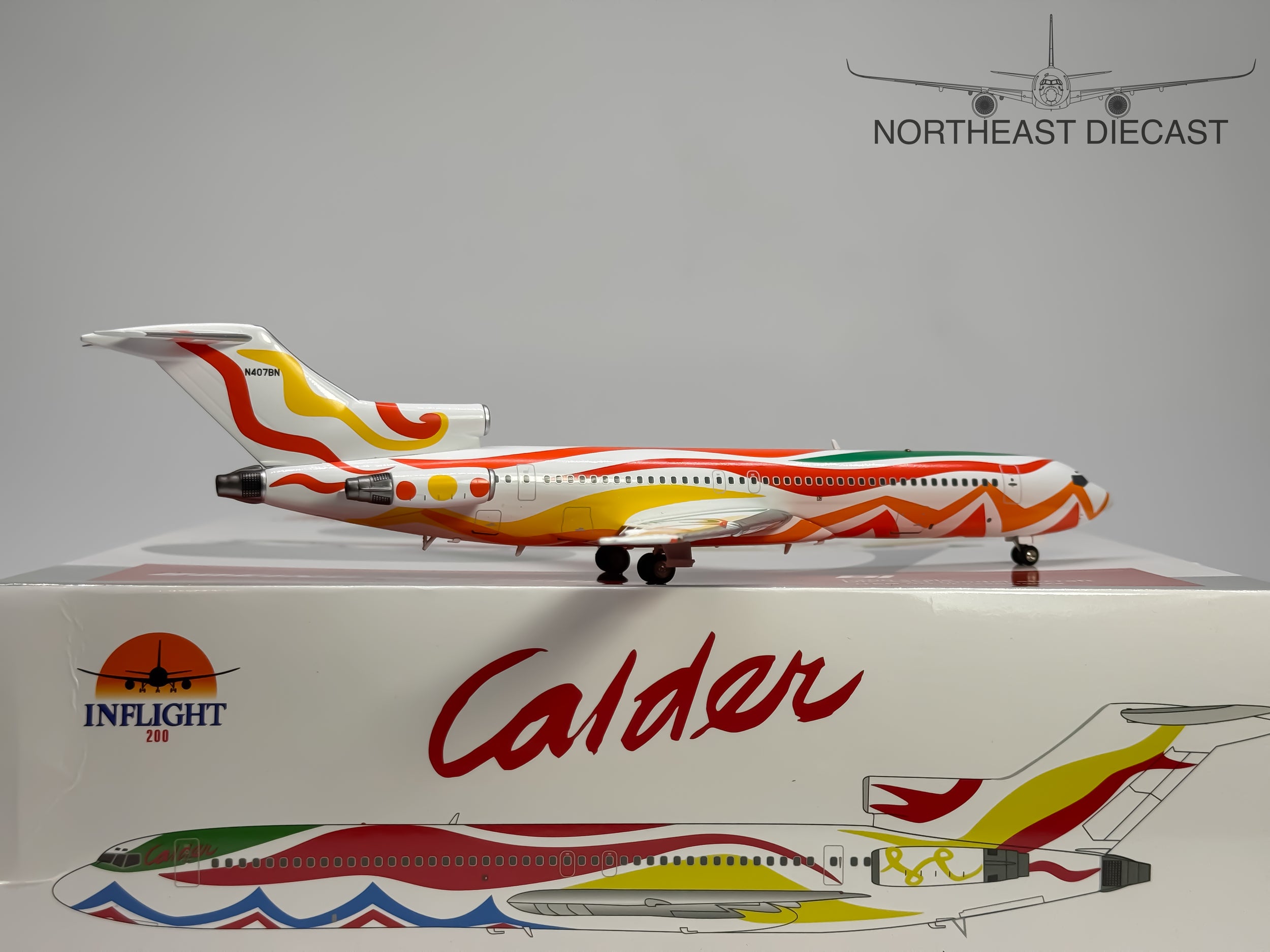 Braniff Boeing 727-200 1:200 Inflight200 N407BN (IF722BN0924)
