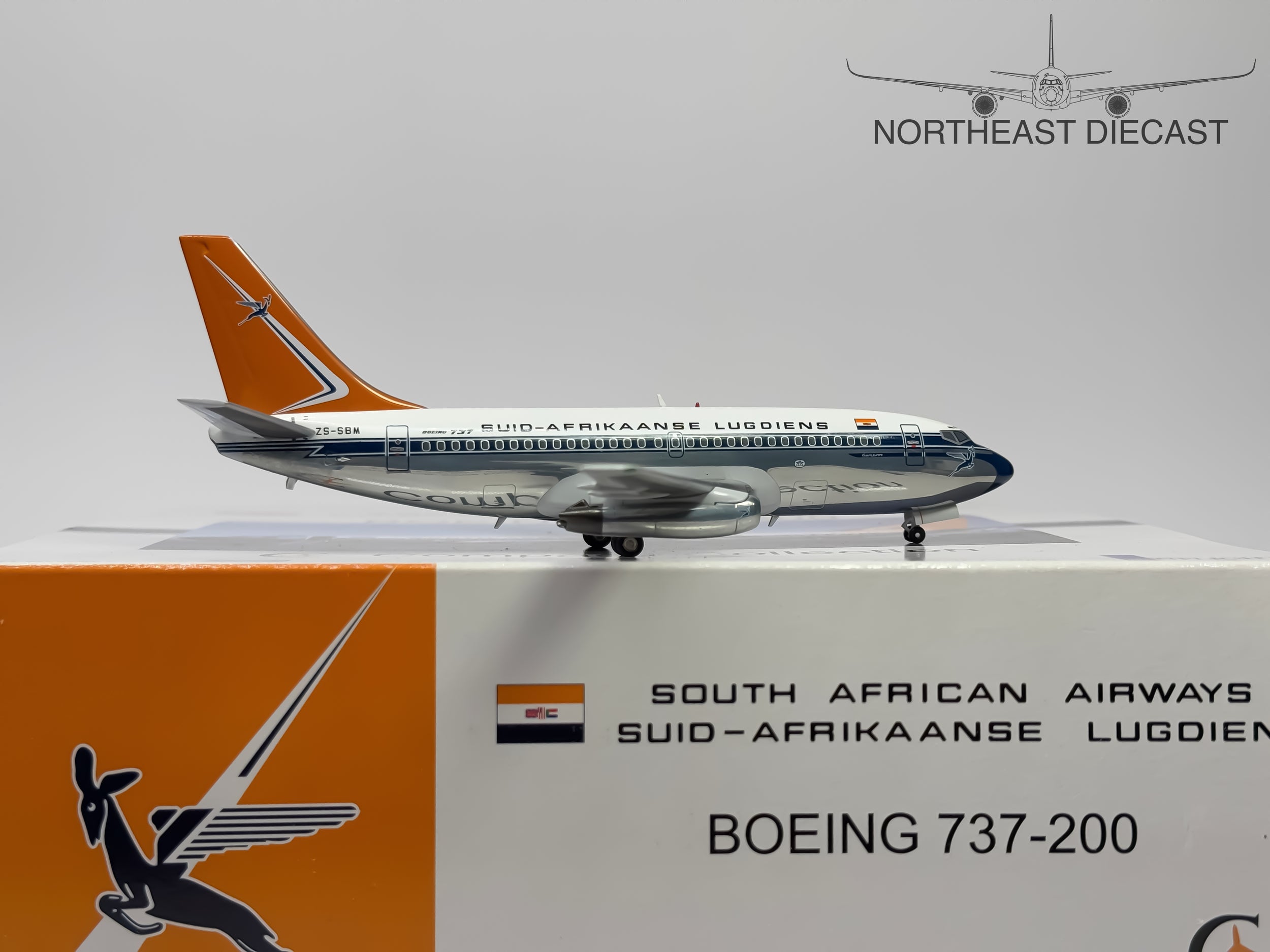 South African Airways Boeing 737-200 1:200 Inflight200 ZS-SBL (IF732025)