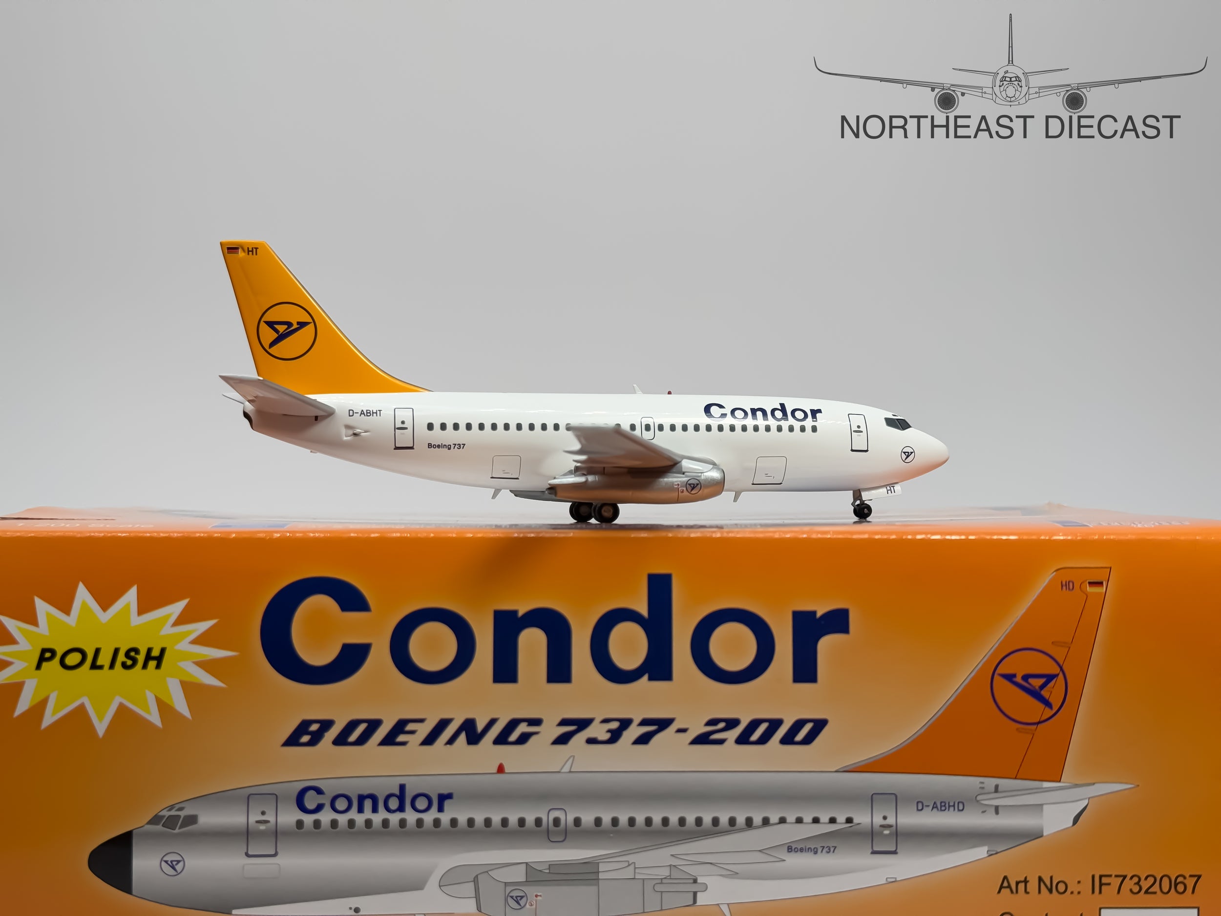 Condor Boeing 737-200 1:200 Inflight200 D-ABHT (IF732068)