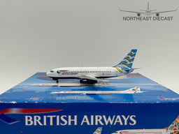 British Airways Boeing 737-200 1:200 Inflight200 G-BKYB (IF7321111A)