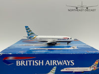 British Airways Boeing 737-200 1:200 Inflight200 G-BKYB (IF7321111A)