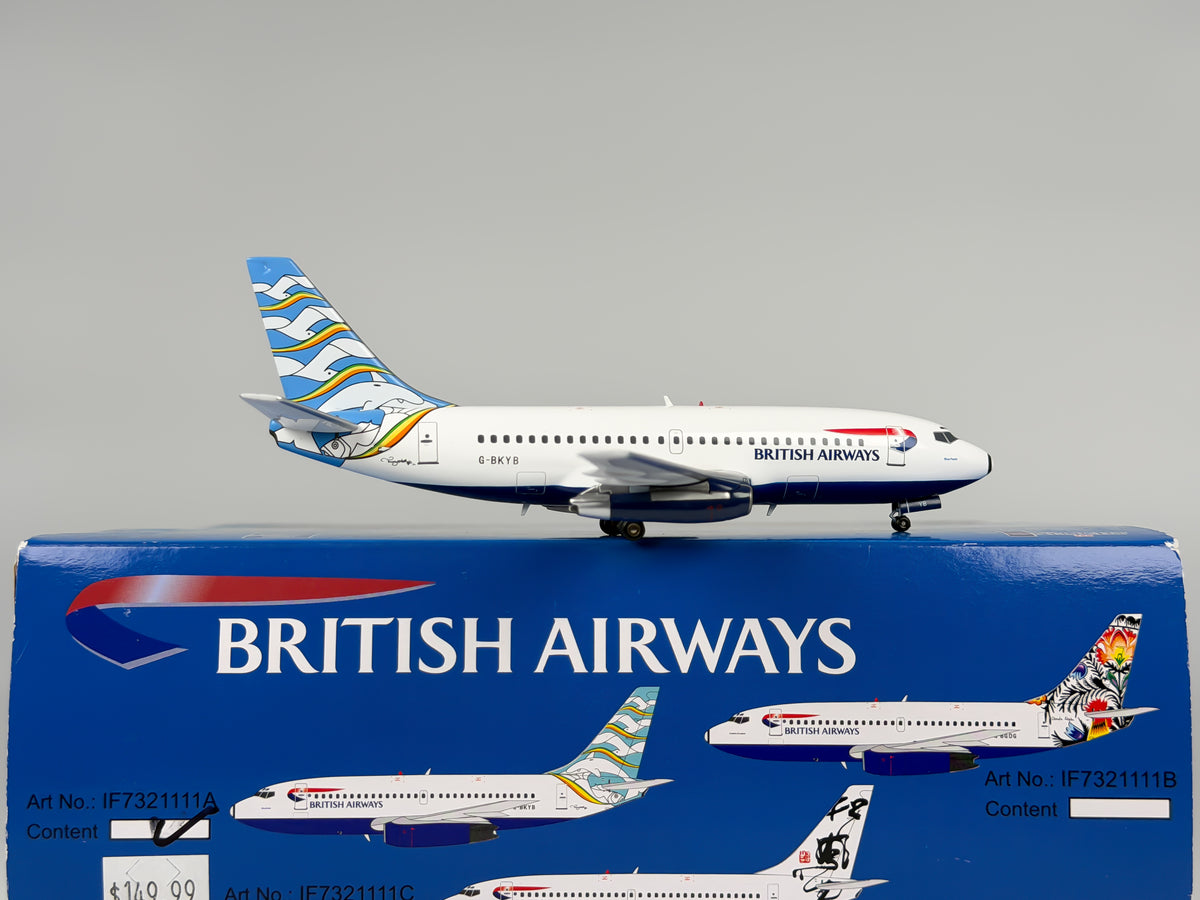 British Airways Boeing 737-200 1:200 Inflight200 G-BKYB (IF7321111A)