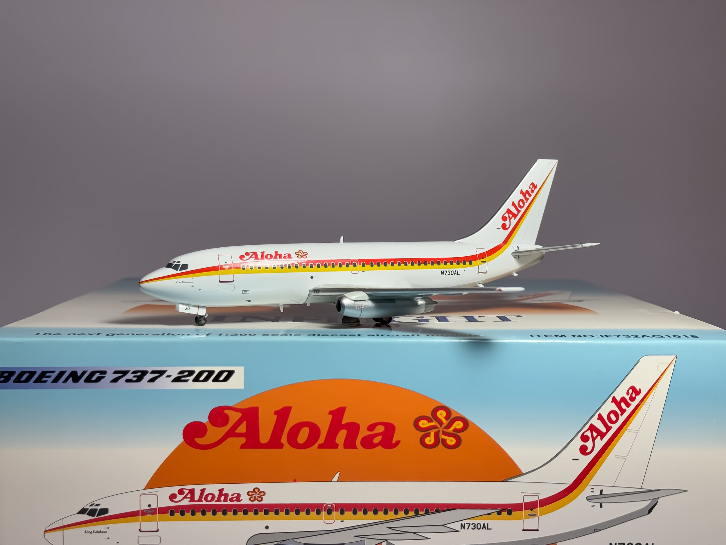 Aloha Airlines Boeing 737-200 1:200 Inflight200 N730AL (IF732AQ1018)