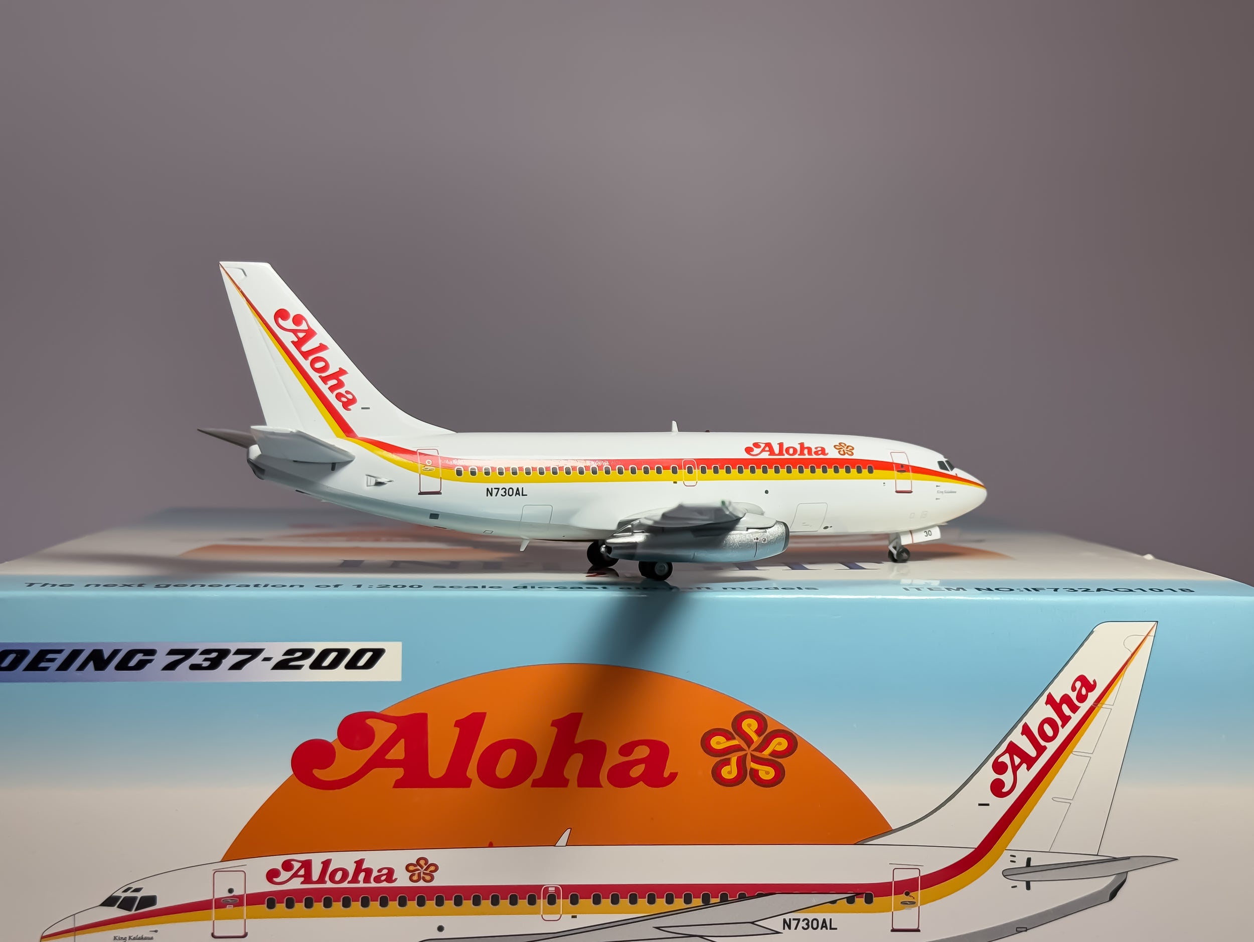 Aloha Airlines Boeing 737-200 1:200 Inflight200 N730AL (IF732AQ1018)