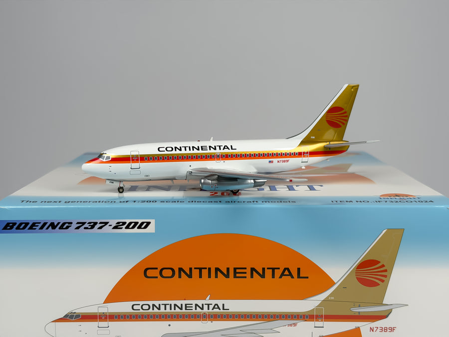 Continental Airlines Boeing 737-200 1:200 Inflight200 N7389F (IF732CO1024)