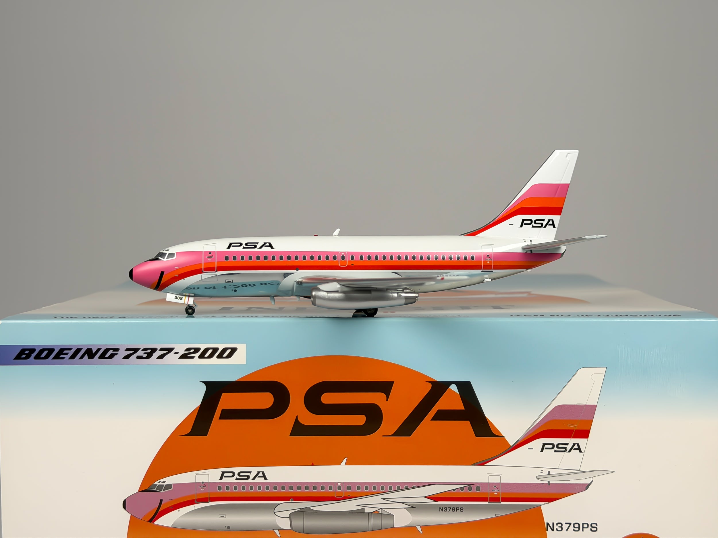 Pacific Southwest Airlines (PSA) Boeing 737-200 1:200 Inflight200 N379PS (IF732PS0119P)