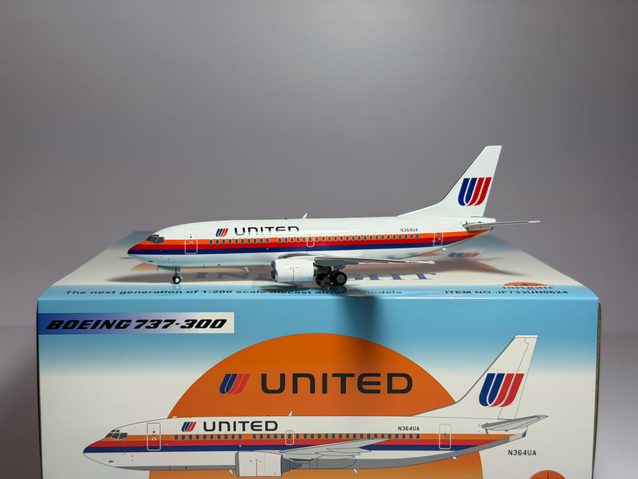 United Airlines Boeing 737-300 1:200 Inflight200 N364UA (IF733UN0624)