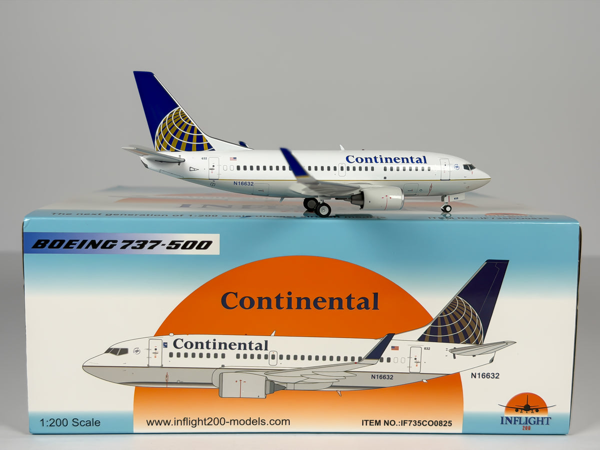 Continental Airlines Boeing 737-500 1:200 Inflight200 N16632 (IF735CO0825)