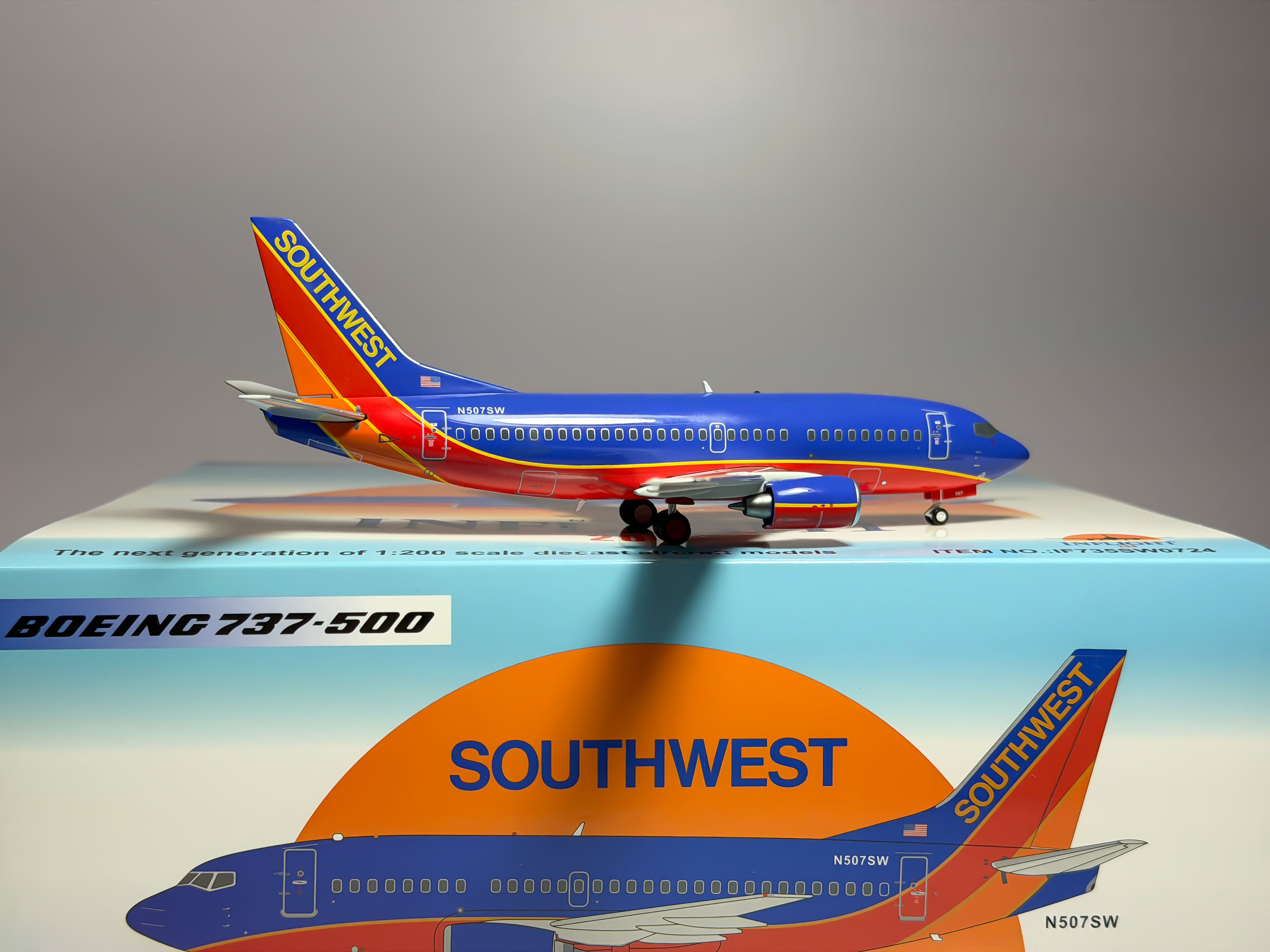 Southwest Airlines Boeing 737-500 1:200 Inflight200 N507SW (IF735SW0724)