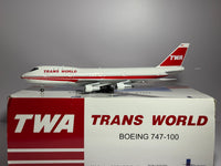 Inflight200 1:200 TWA Trans World Boeing 747-100 N53110 Dual Stripes IF741008