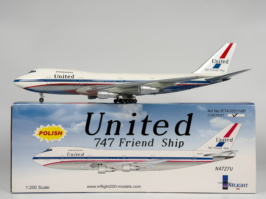 United Airlines Boeing 747-100 1:200 InFlight200 N4710U (IF7410511CP)