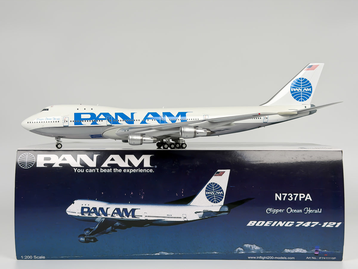 Pan American Boeing 747-100 1:200 InFlight200 N737PA (IF7411115P)