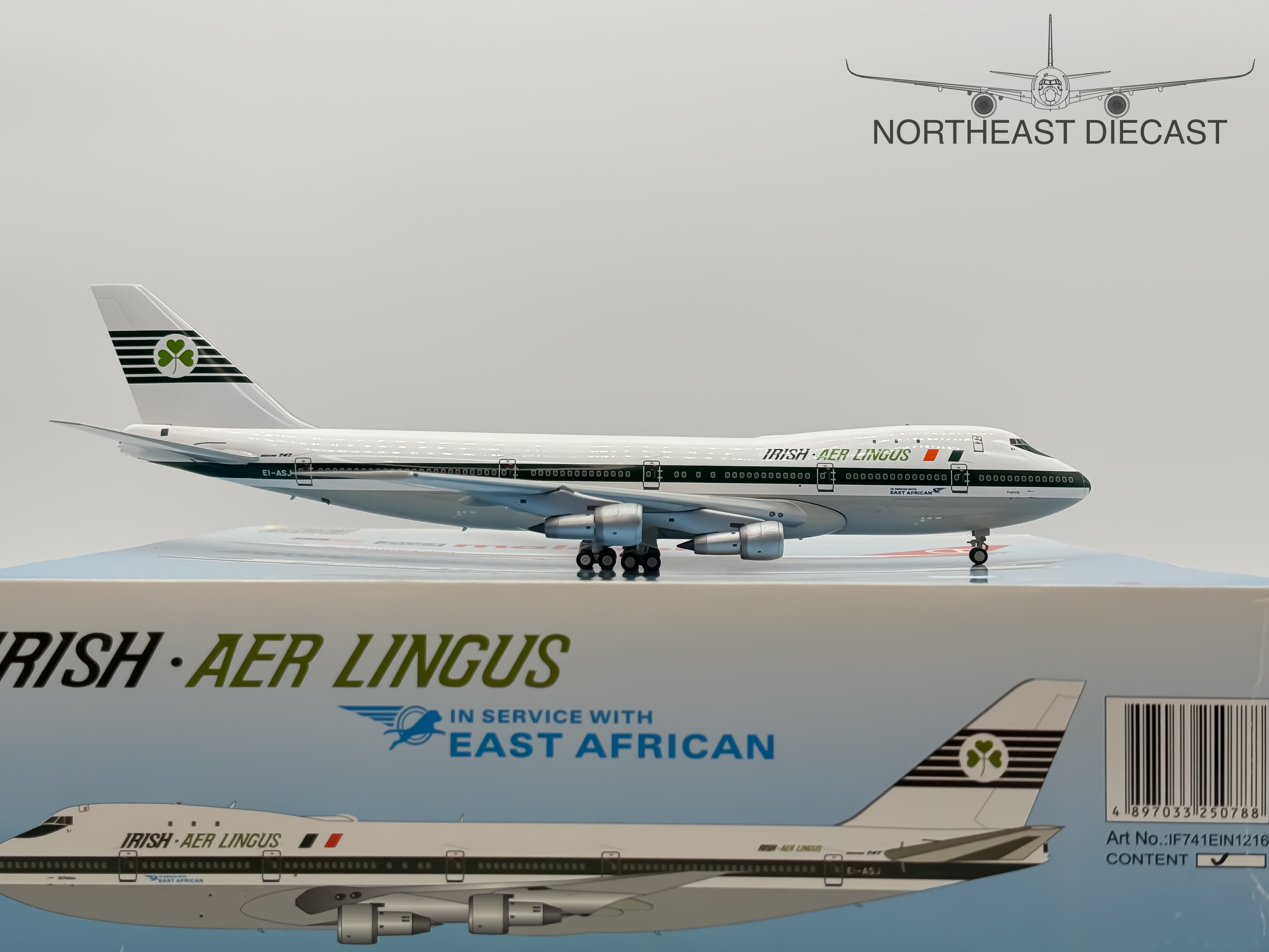 Aer Lingus Boeing 747-100 1:200 Inflight200 EI-ASJ (IF741EIN1216)