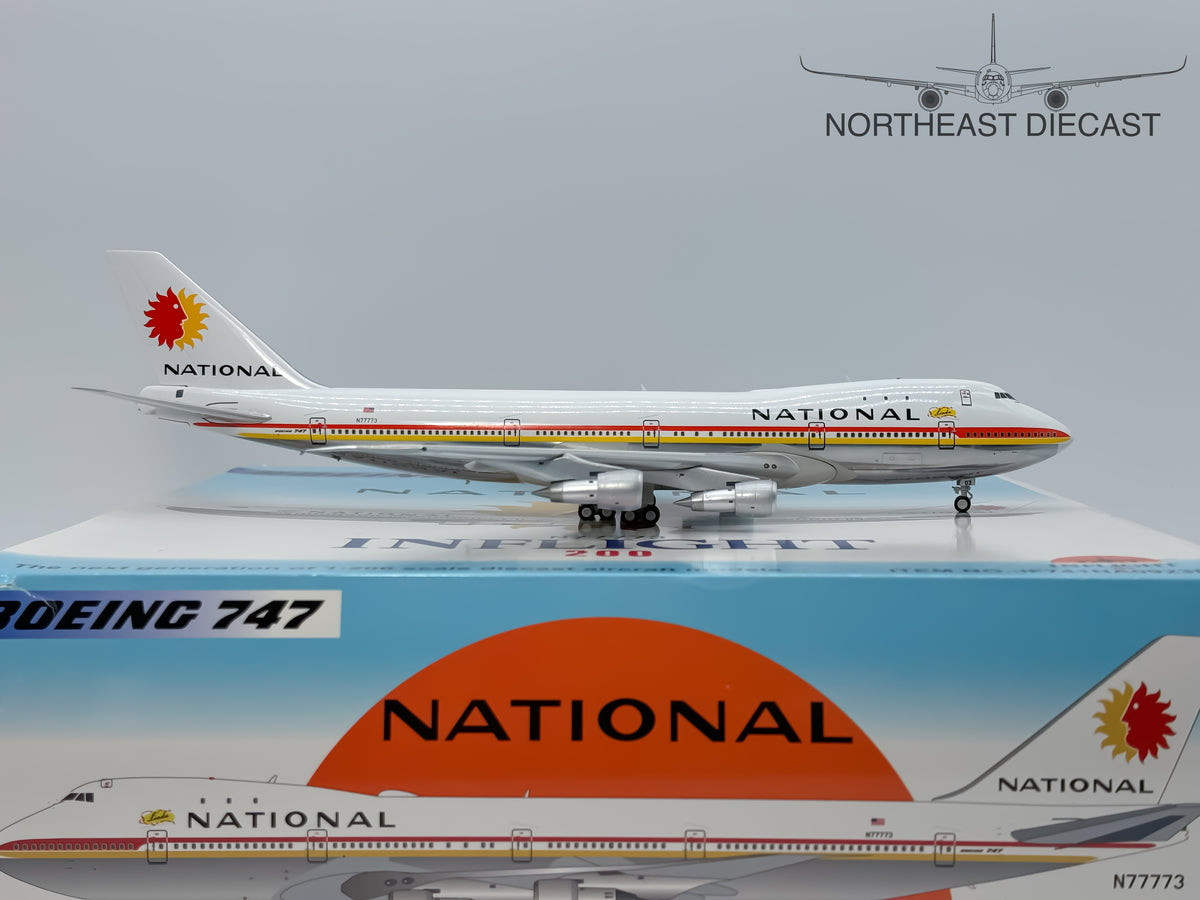 National Airlines Boeing 747-100 1:200 Inflight200 N77773 (IF741NA0923P)