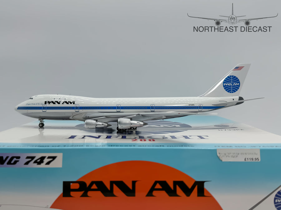 Pan American Boeing 747-100 1:200 Inflight200 N733PA (IF741PA1020P)