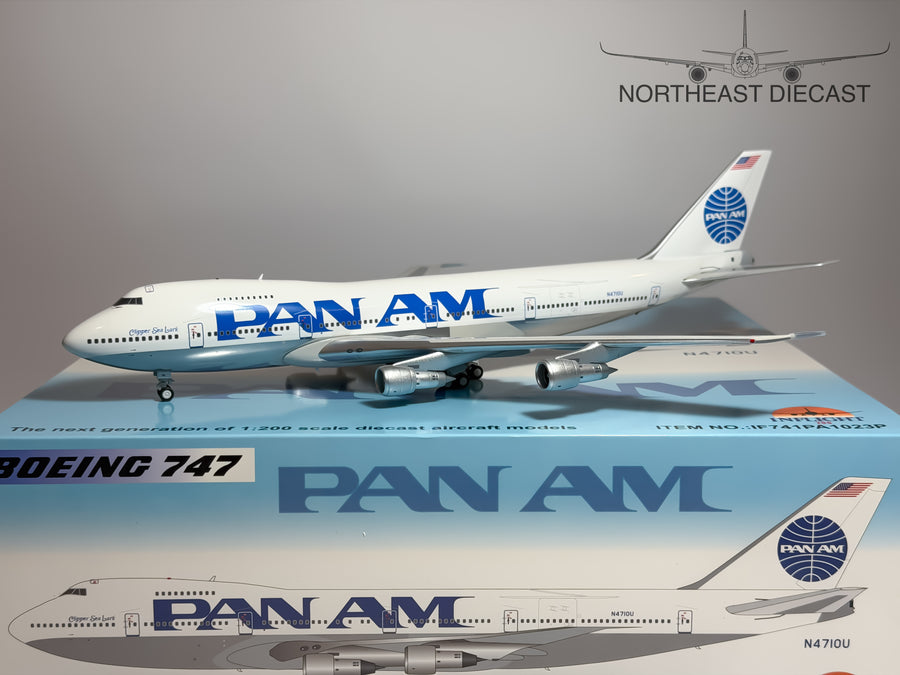 Pan American Boeing 747-100 1:200 Inflight200 N4710U (IF741PA1023P)