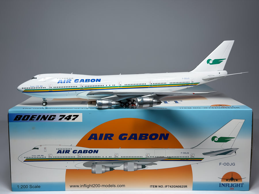 Air Gabon Boeing 747-200 1:200 Inflight200 F-ODJG (IF742GN0625R)
