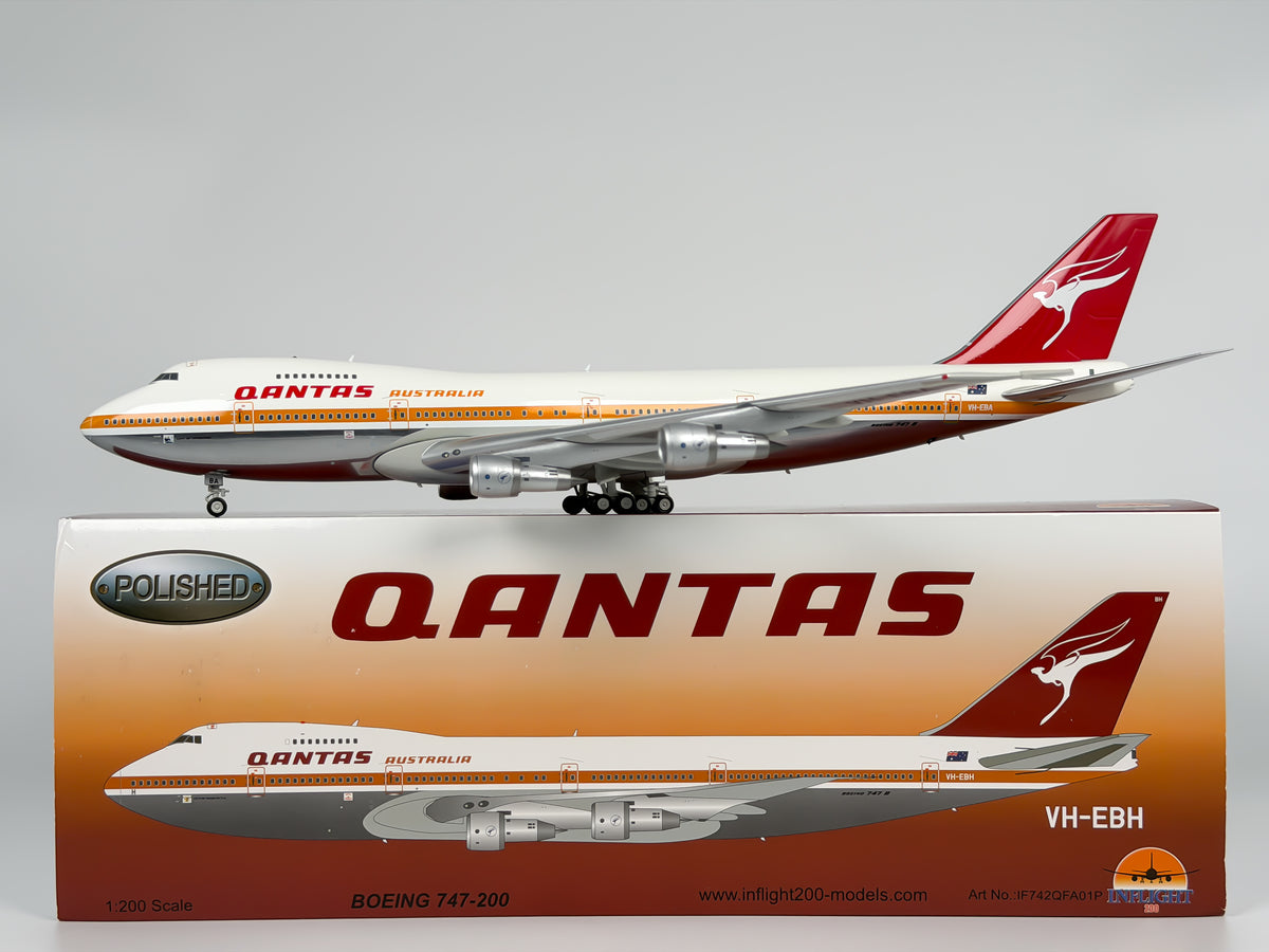Qantas Airways Boeing 747-200 1:200 InFlight200 VH-EBA (IF742QFA7421P)