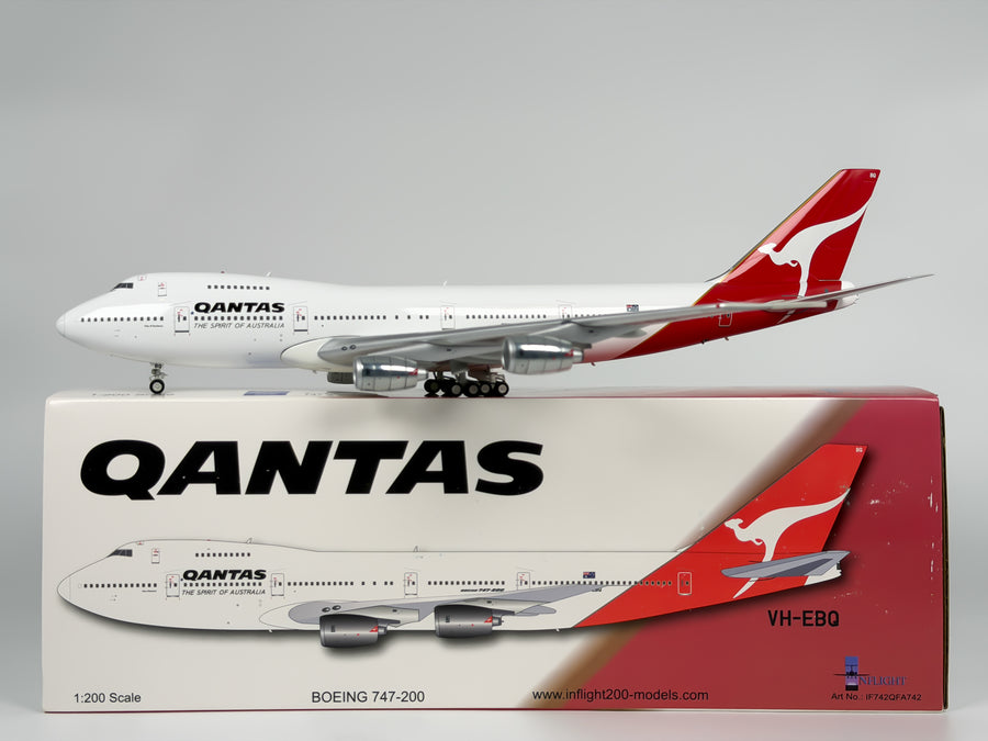 Qantas Airways Boeing 747-200 1:200 InFlight200 VH-EBQ (IF742QFA742)