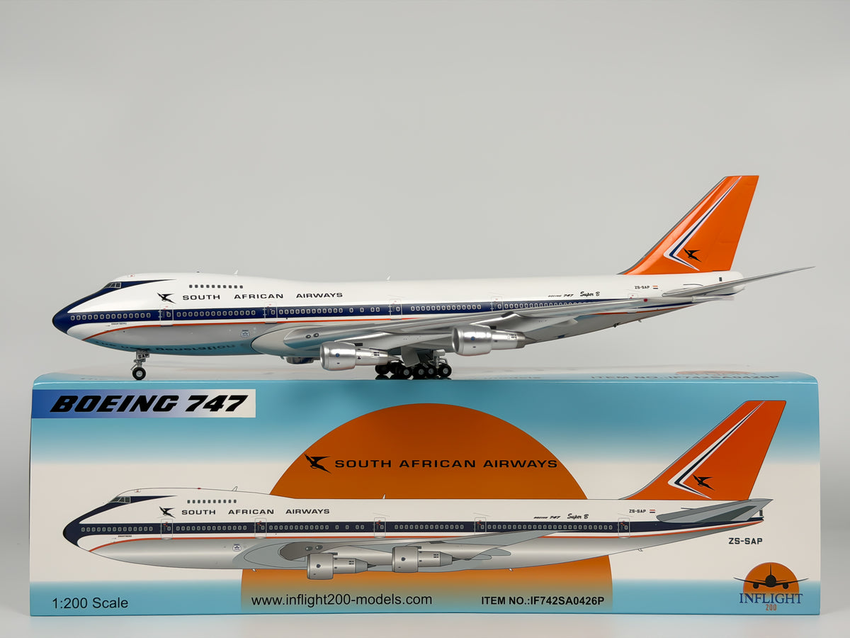 South African Airways Boeing 747-200 1:200 InFlight200 ZS-SAP (IF742SA0426P)