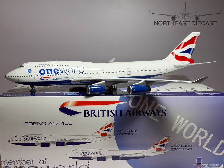 British Airways Boeing 747-400 1:200 Inflight200 G-CIVP (IF744029)