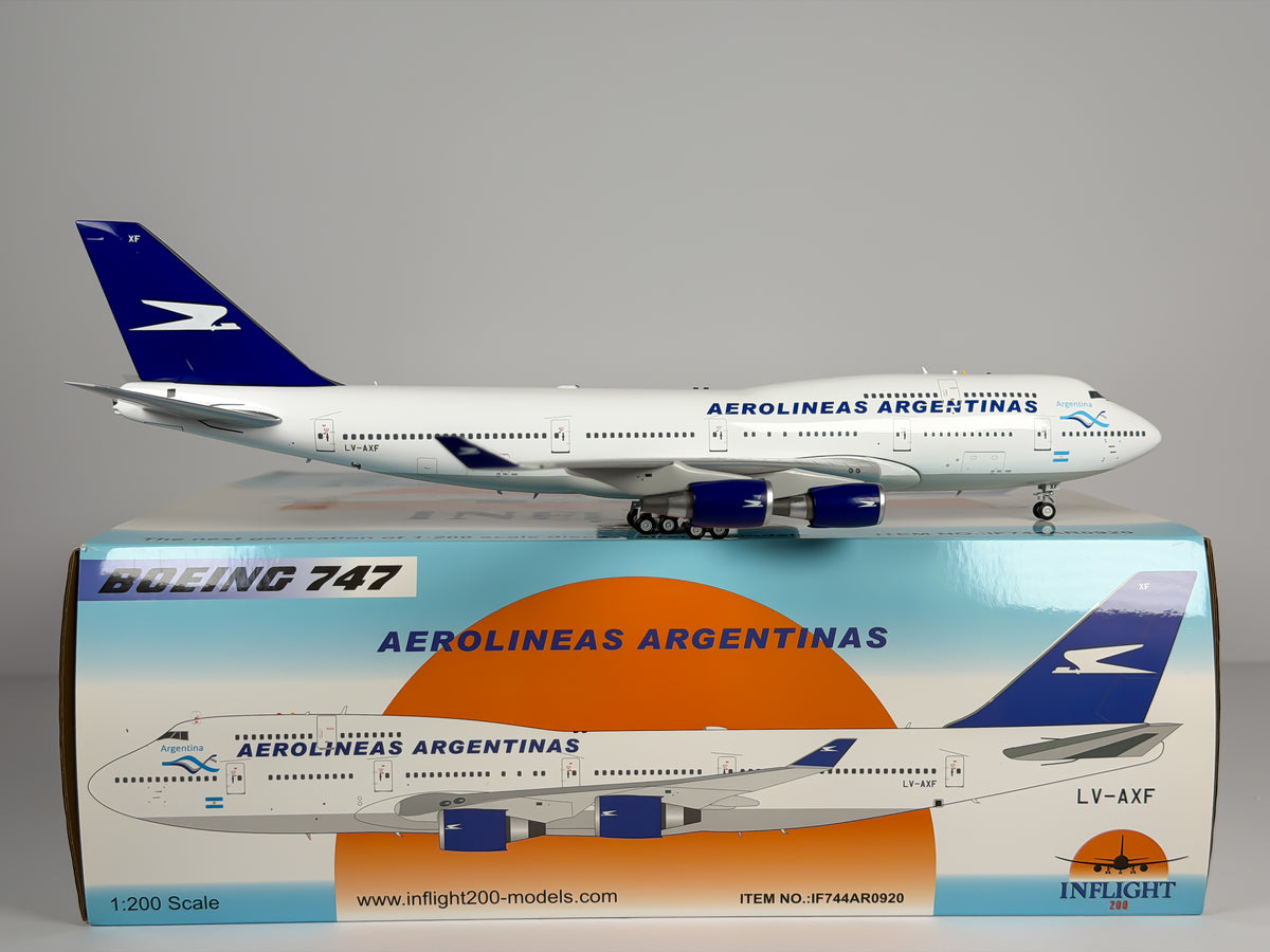 Aerolineas Argentinas Boeing 747-400 1:200 Inflight200 LV-AXF (IF744AR0920)