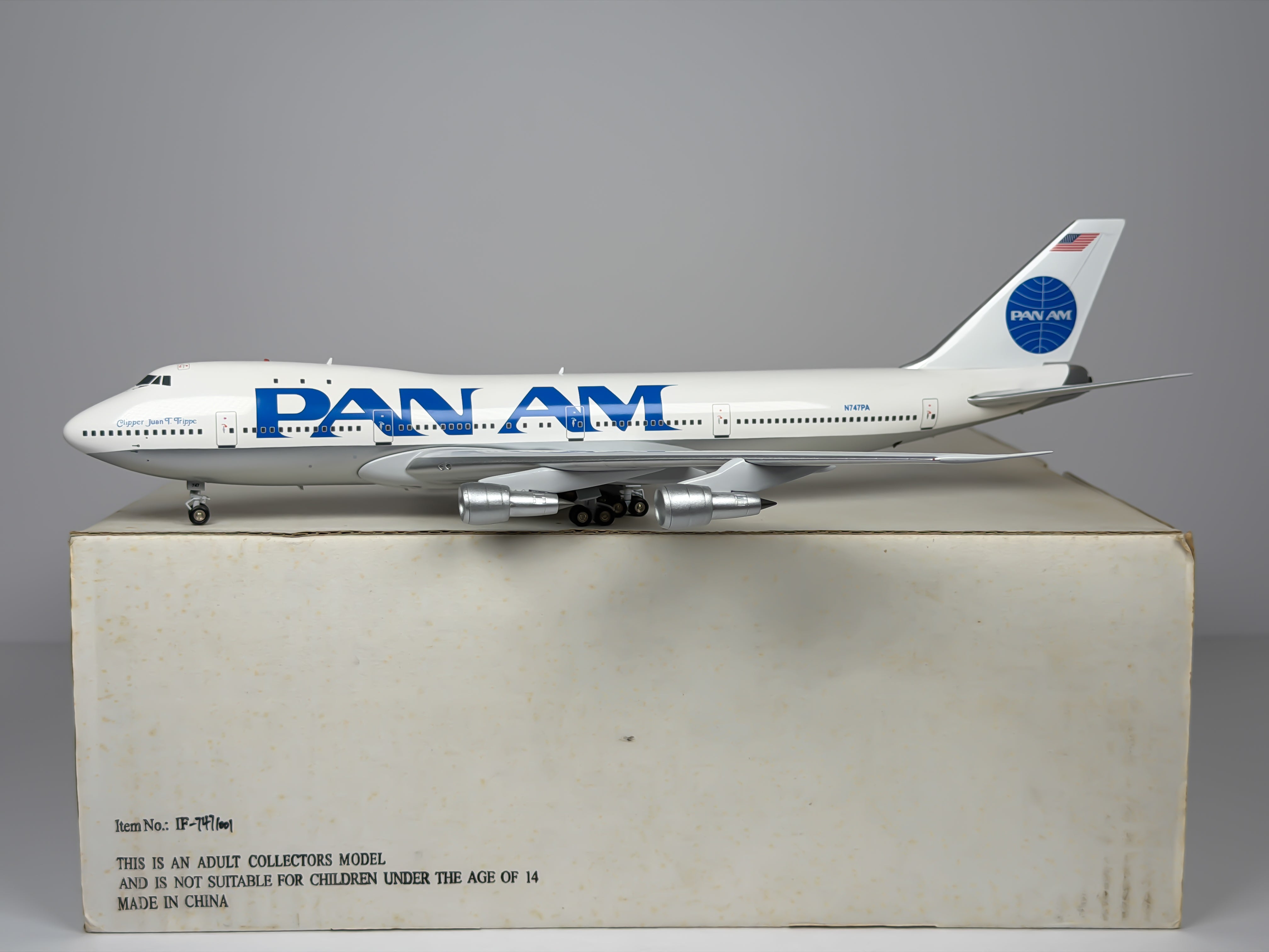 Pan American Boeing 747-100 1:200 Inflight200 N747PA (IF7471001)